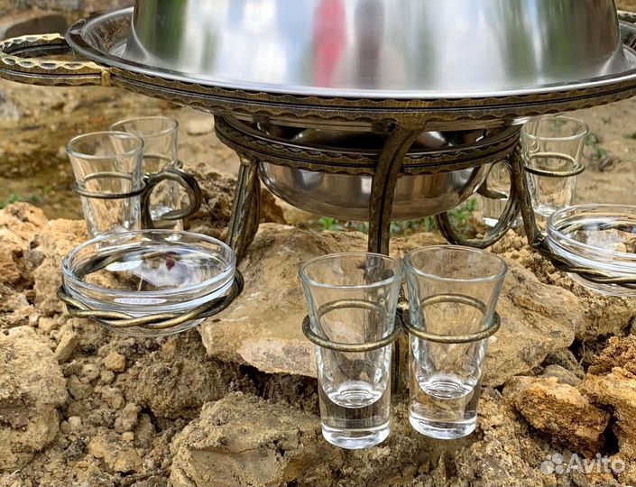 Садж Мармит посуда для подачи и подогрева шашлыка