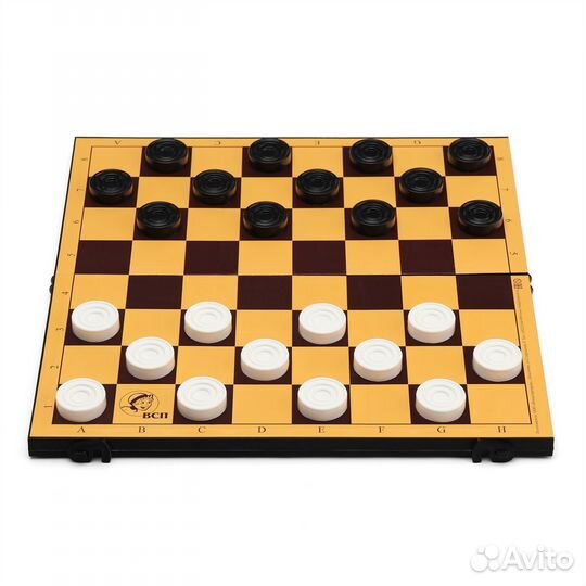 Настольная игра Шашки 30*30см