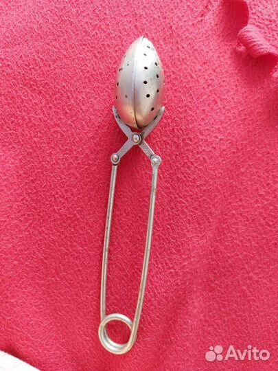 Мельхиоровая ложка для заваривания