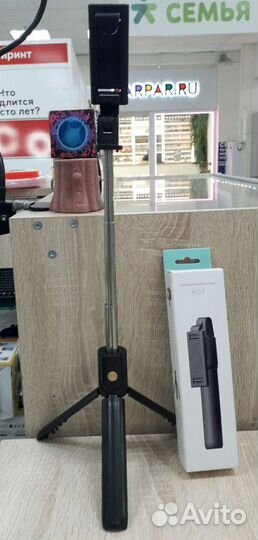 Селфи палка трипод