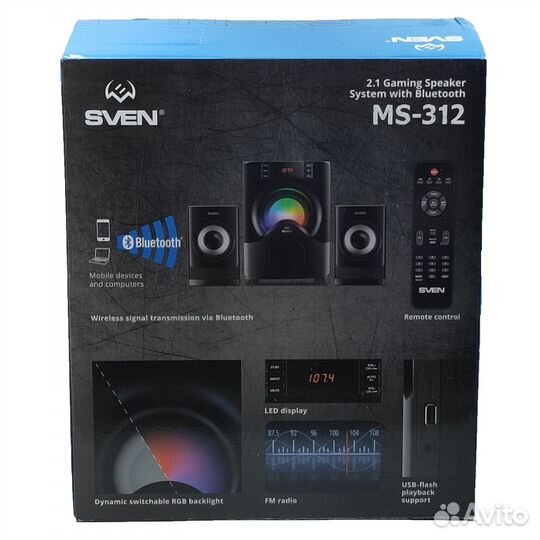 Колонки 2.1 Sven MS-312