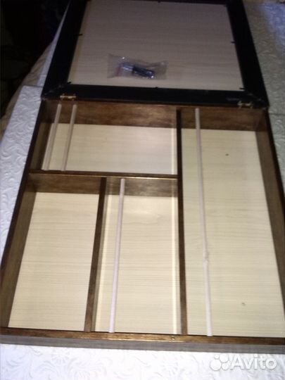 Декоративная из дерева шкафчик для ключей