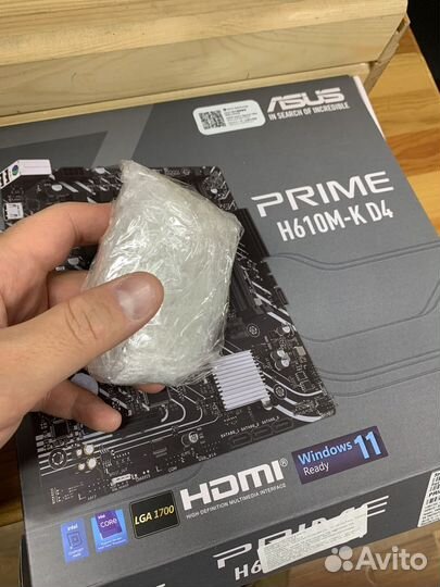 Новый I5-12400F / H610M / озу 16 GB 3200 Mhz