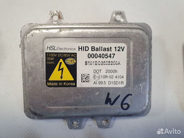 Блок ксенона Hella 5dv009 00000 / 00040547