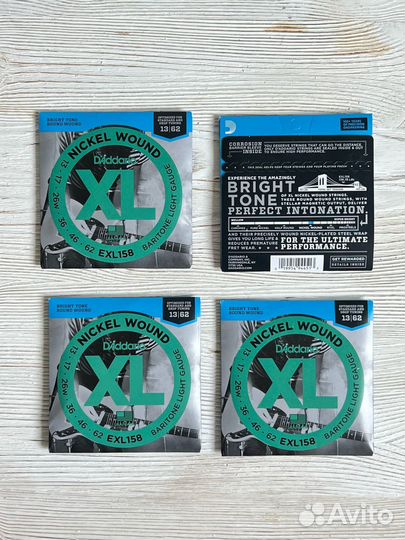 Струны D'Addario EXL158 13-62