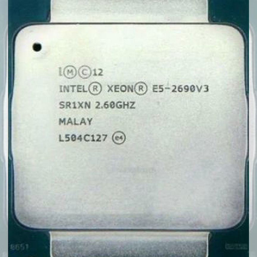 [E5-2690V3] Xeon 3,5ghz 30mb Lga2011v3 12/24 Ядер E5-2690v3