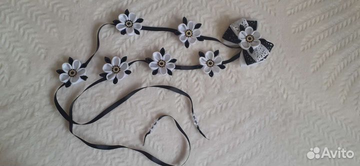 Лента в косу, бантики