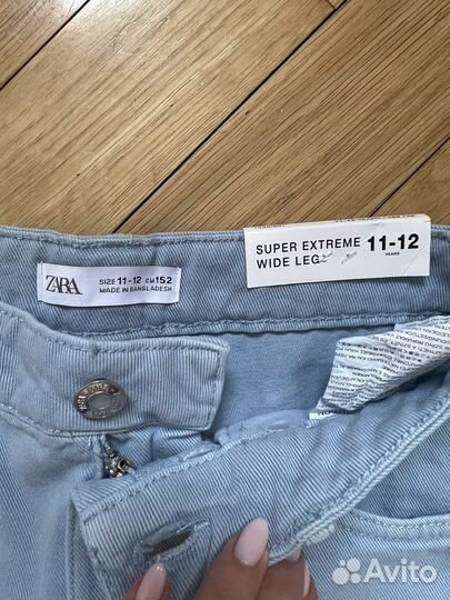 Джинсы zara 11-12 лет