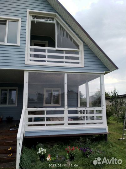 Мягкие окна для веранды