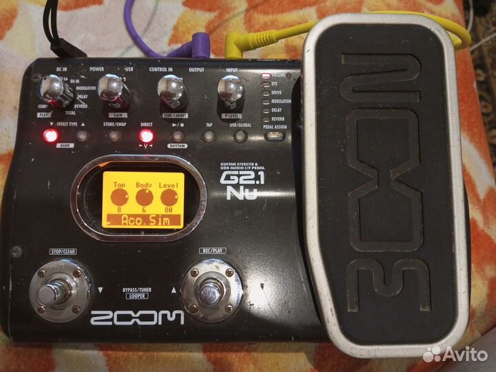 Гитарный процессор zoom G2.1Nu