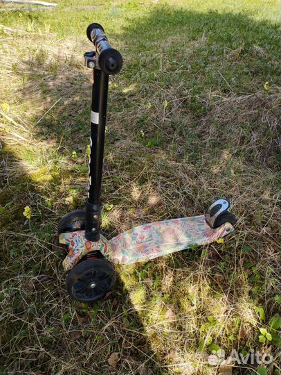 Самокат детский трехколесный бу