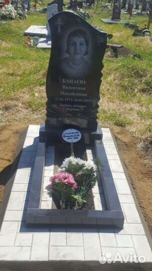 Памятники Портреты 35тр Устан бетон плитка 7.5тр