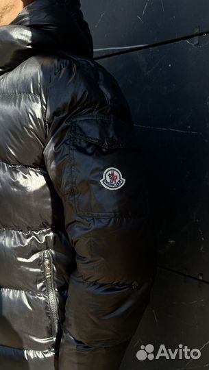 Пуховик Moncler глянцевый