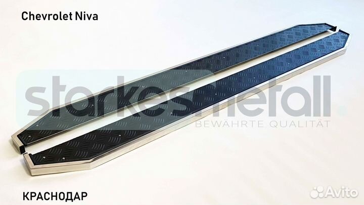 Пороги подножки Chevrolet Niva TOR