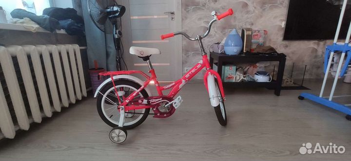 Детский велосипед бу 16 для девочки
