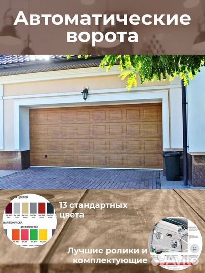 Ворота Гаражные Секционные ral 5005 2.1 x 1,8