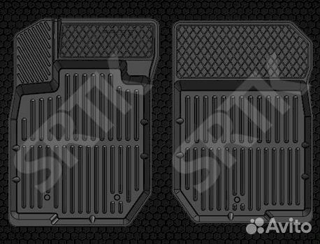 Ковры салона Renault Logan I 04-15 передние 2 шт