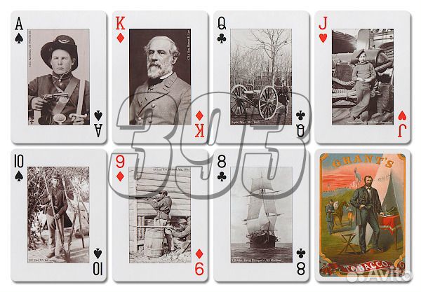 Карты коллекционные Гражданская война в Амер (634)
