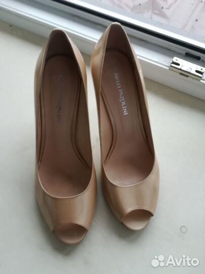 Туфли лак карло пазолини