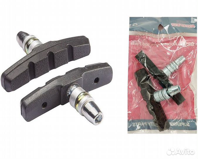 Колодки V-brake тормоза peak 70 мм в торг. упак