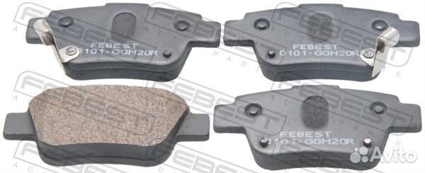 Колодки тормозные задние toyota avensis ADT25#