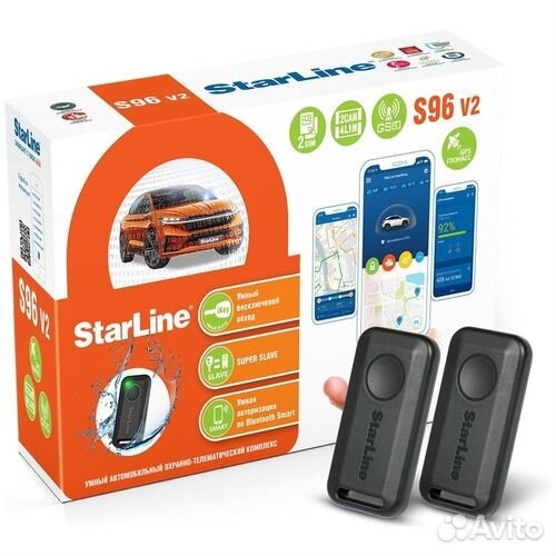 Сигнализация StarLine S96 BT v2 GSM-GPS (2CAN+4LIN