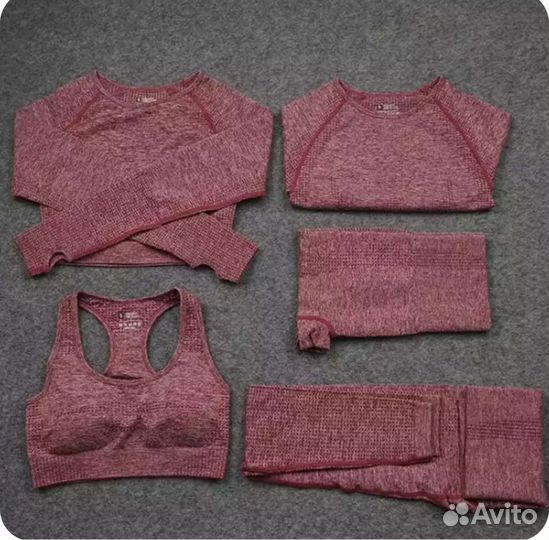 W46 W68 S Бесшовный комплект для фитнеса