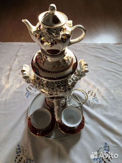 Новый керамический элетро самовар ручной работы