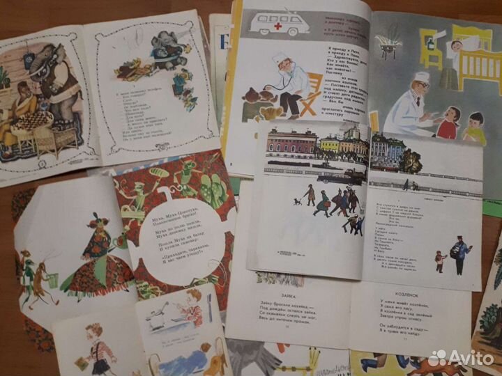 Знаменитые сказки стишки дет книжки СССР