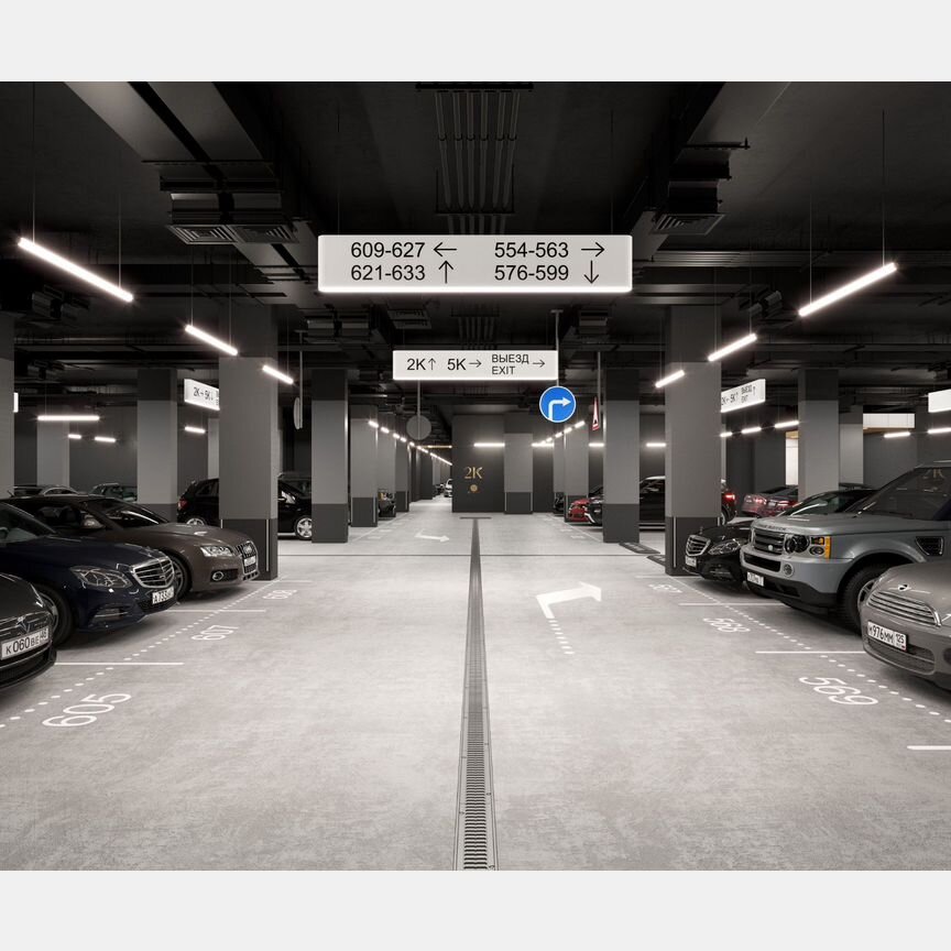 1-к. квартира, 53,6 м², 4/22 эт.