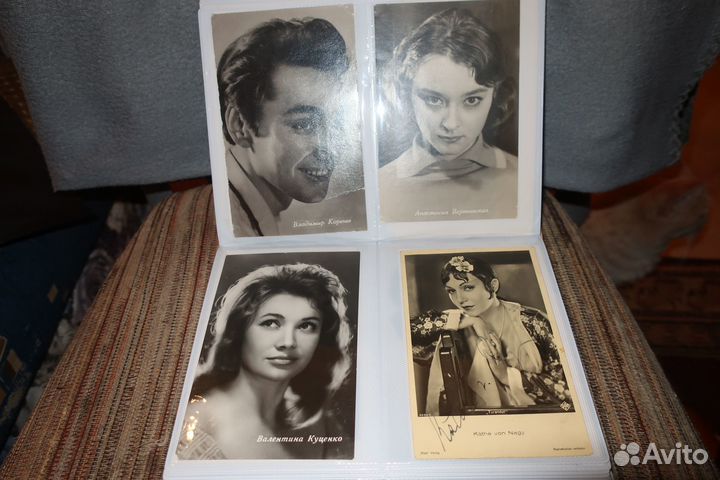 Альбом фотокарточек с Актёрами СССР