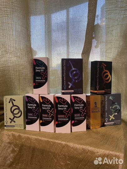 Мужская, женская туалетная вода с феромонами