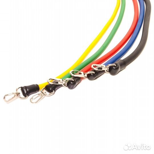 Эспандер трубчатый набор из 11 элементов