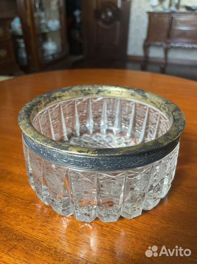 Конфетница ваза СССР серебро 825
