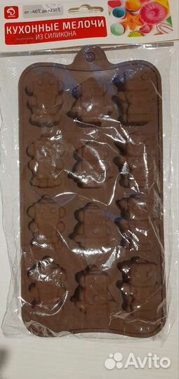 Для шоколада и мармелада силиконовая форма