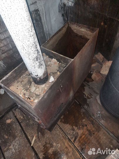 Печь для бани с баком