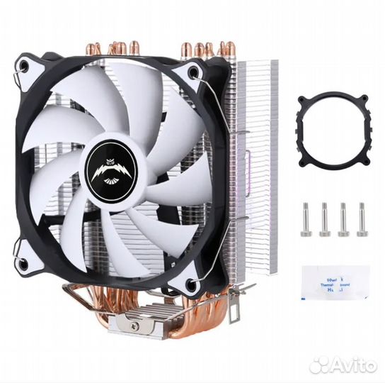 Кулер для процессора intel 1700, 2011-3, tdp 160w