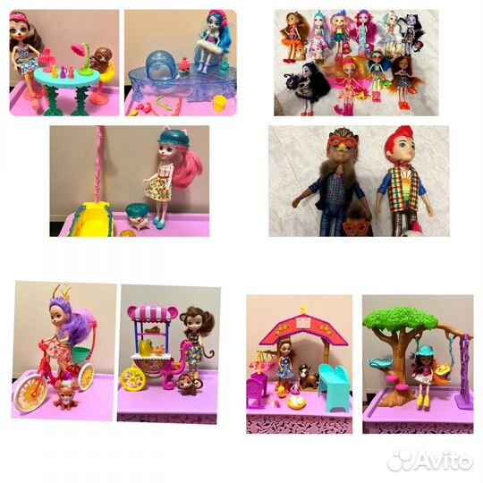 Куклы наборы энчантималс