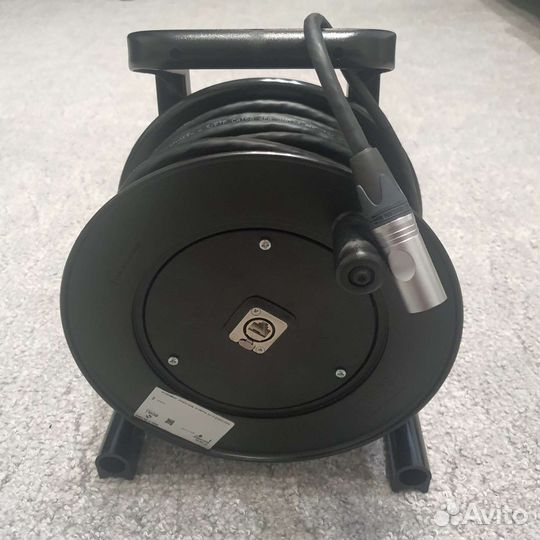 Ethernet cat6 30 метров чёрный - образец