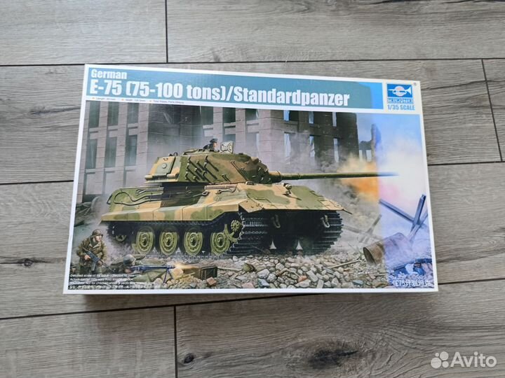 Сборная модель танка E-75 trumpeter