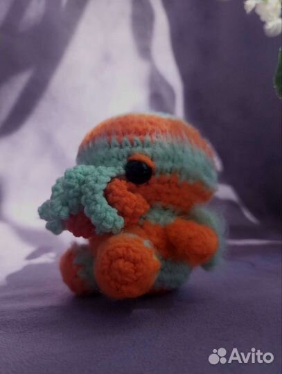 Вязаные игрушки ручной работы (Ктулху)