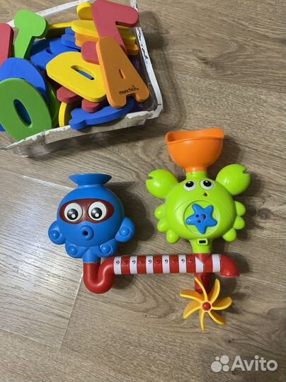 Игрушки для ванной на присосках