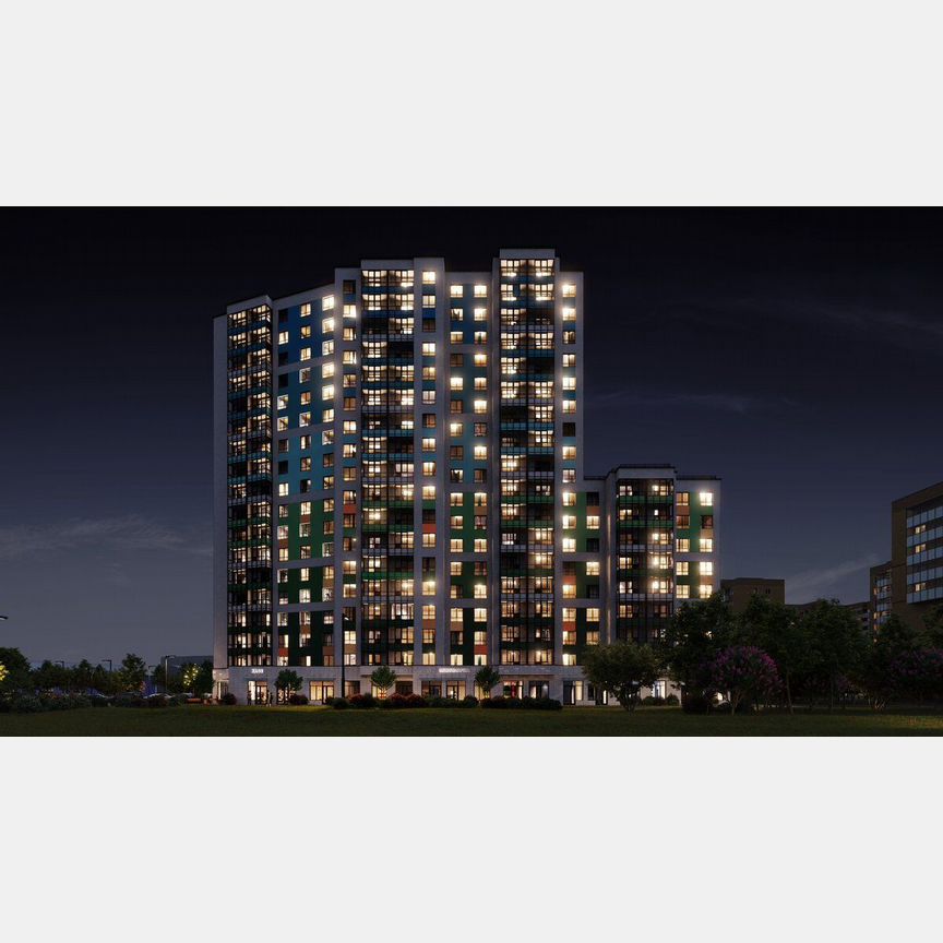 2-к. квартира, 57,8 м², 14/15 эт.