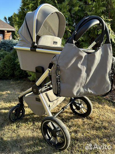 Коляска 2 в 1 moon resea s taupe