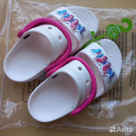 Новые сандали crocs c9