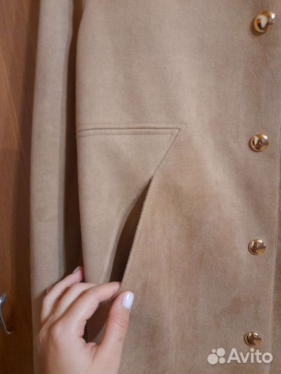 Новое пальто женское демисезонное 48