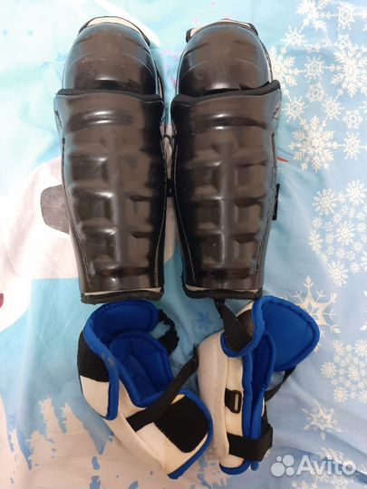 Щитки хоккейные детские