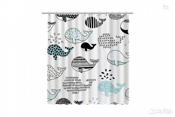 Штора для ванной Design