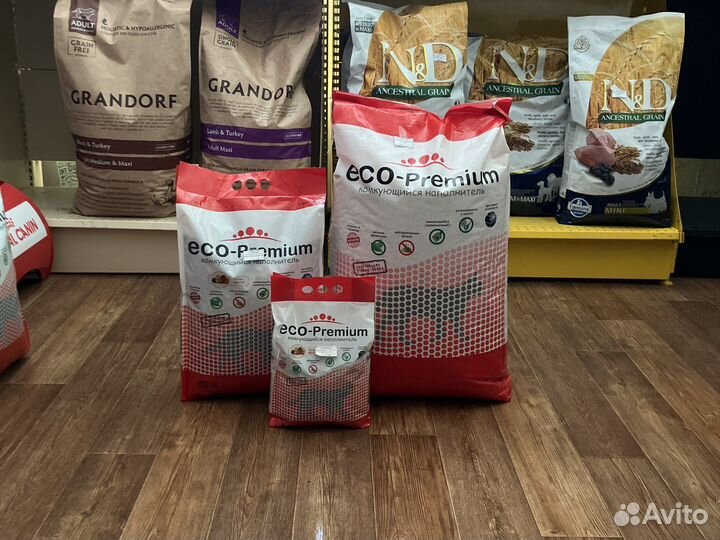 ECO-Premium комкующийся наполнитель древесный