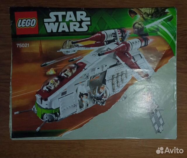 75021 lego Star Wars боевой корабль республики